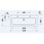 Duravit ME by Starck Umywalka meblowa 123x49 cm z otworem na baterię biały Alpin z powłoką WonderGliss 23611200001 - zdjęcie 4