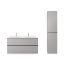 Duravit ME by Starck Umywalka meblowa 130x49 cm podwójna z 2 otworami na baterie z 2 przelewami biały satynowy 2336133200 - zdjęcie 12