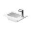 Duravit ME by Starck Umywalka meblowa 43x30 cm bez przelewu biały satynowy z powłoką WonderGliss 07234332411 - zdjęcie 1