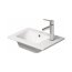 Duravit ME by Starck Umywalka meblowa 43x30 cm z przelewem biały Alpin z powłoką WonderGliss 07234300001 - zdjęcie 2