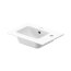 Duravit ME by Starck Umywalka meblowa 43x30 cm z przelewem biały Alpin z powłoką WonderGliss 07234300001 - zdjęcie 1