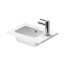 Duravit ME by Starck Umywalka meblowa 43x30 cm z przelewem biały satynowy z powłoką WonderGliss 07234332001 - zdjęcie 2