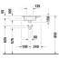 Duravit ME by Starck Umywalka meblowa 43x30 cm z przelewem biały satynowy 0723433200 - zdjęcie 4