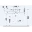 Duravit ME by Starck Umywalka meblowa 53x43 cm bez otworu na baterię biały Alpin 2336530060 - zdjęcie 4