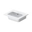 Duravit ME by Starck Umywalka meblowa 53x43 cm bez otworu na baterię biały Alpin z powłoką WonderGliss 23365300601 - zdjęcie 1