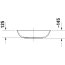 Duravit ME by Starck Umywalka wisząca 60x46 cm biały satynowy z powłoką WonderGliss 23356032001 - zdjęcie 3