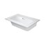 Duravit ME by Starck Umywalka meblowa 63x40 cm bez otworu na baterię biały Alpin z powłoką WonderGliss 23426300601 - zdjęcie 1