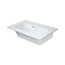 Duravit ME by Starck Umywalka meblowa 63x40 cm bez otworu na baterię biały satynowy z powłoką WonderGliss 23426332601 - zdjęcie 1