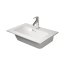 Duravit ME by Starck Umywalka meblowa 63x40 cm z otworem na baterię biały satynowy z powłoką WonderGliss 23426332001 - zdjęcie 2