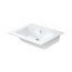 Duravit ME by Starck Umywalka meblowa 63x49 cm bez otworu na baterię biały Alpin z powłoką WonderGliss 23366300601 - zdjęcie 1