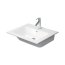 Duravit ME by Starck Umywalka meblowa 63x49 cm z otworem na baterię biały satynowy z powłoką WonderGliss 23366332001 - zdjęcie 2