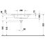 Duravit ME by Starck Umywalka meblowa 83x40 cm bez otworu na baterię biały satynowy 2342833260 - zdjęcie 4