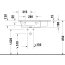 Duravit ME by Starck Umywalka meblowa 83x49 cm lewa z otworem na baterię biały satynowy z powłoką WonderGliss 23458332001 - zdjęcie 6