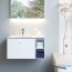 Duravit ME by Starck Umywalka meblowa 83x49 cm lewa z otworem na baterię biały satynowy z powłoką WonderGliss 23458332001 - zdjęcie 9