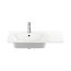 Duravit ME by Starck Umywalka meblowa 83x49 cm lewa z otworem na baterię biały satynowy z powłoką WonderGliss 23458332001 - zdjęcie 10