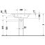 Duravit ME by Starck Umywalka meblowa 83x49 cm z otworem na baterię biały satynowy 2336833200 - zdjęcie 5