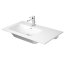 Duravit ME by Starck Umywalka meblowa 83x49 cm z otworem na baterię przelewem i półką biała 2345830000 - zdjęcie 1