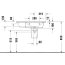 Duravit Me by Starck Umywalka meblowa asymetryczna 83x49 cm z 3 otworami na baterię biała 2346830030 - zdjęcie 4