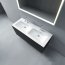 Duravit ME by Starck Umywalka meblowa podwójna 130x49 cm, z jednym otworem na baterię, z przelewem, biała z powłoką WonderGliss 23361300001 - zdjęcie 14