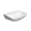 Duravit ME by Starck Umywalka wisząca 45x32 cm bez otworu na baterię biały satynowy z powłoką WonderGliss 07194532101 - zdjęcie 1