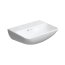 Duravit ME by Starck Umywalka wisząca 45x32 cm bez otworu na baterię biały satynowy 0719453210 - zdjęcie 1