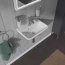 Duravit ME by Starck Umywalka wisząca 45x32 cm, z jednym otworem na baterię, z przelewem, biała z powłoką WonderGliss 07194500001 - zdjęcie 11