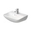 Duravit ME by Starck Umywalka wisząca 45x32 cm z otworem na baterię biały satynowy z powłoką WonderGliss 07194532001 - zdjęcie 2