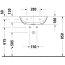 Duravit ME by Starck Umywalka wisząca 60x40 cm biały satynowy z powłoką WonderGliss 23436032001 - zdjęcie 4