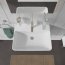 Duravit ME by Starck Umywalka wisząca 65x49 cm, z jednym otworem na baterię, z przelewem, biała 2335650000 - zdjęcie 17