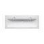 Duravit ME by Starck Umywalka meblowa 123x49 cm podwójna biały Alpin 2361120024 - zdjęcie 2