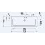 Duravit ME by Starck Umywalka meblowa 123x49 cm z otworem na baterię biały Alpin 2361120000 - zdjęcie 9