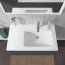 Duravit ME by Starck Umywalka meblowa 83x49 cm prawa z otworem na baterię biały Alpin z powłoką WonderGliss 23468300001 - zdjęcie 10