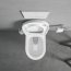 Duravit ME by Starck Zestaw Toaleta WC 57x37 cm bez kołnierza + deska wolnoopadająca biały alpin z powłoką WonderGliss 45290900A11 - zdjęcie 29