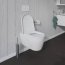 Duravit ME by Starck Zestaw Toaleta WC 57x37 cm bez kołnierza + deska wolnoopadająca biały alpin z powłoką WonderGliss 45290900A11 - zdjęcie 38