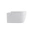 Duravit ME by Starck Zestaw Toaleta WC 57x37 cm bez kołnierza + deska wolnoopadająca biały alpin z powłoką WonderGliss 45290900A11 - zdjęcie 11