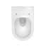 Duravit ME by Starck Zestaw Toaleta WC 57x37 cm bez kołnierza + deska wolnoopadająca biały alpin z powłoką WonderGliss 45290900A11 - zdjęcie 6