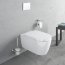 Duravit ME by Starck Zestaw Toaleta WC 57x37 cm bez kołnierza + deska wolnoopadająca biały alpin z powłoką WonderGliss 45290900A11 - zdjęcie 32