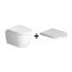 Duravit ME by Starck Zestaw Toaleta WC krótka 37x48 cm Rimless z deską wolnoopadającą biały 2530090000+0020190000 - zdjęcie 1