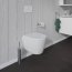 Duravit ME by Starck Zestaw Toaleta WC krótka 37x48 cm Rimless z deską wolnoopadającą biały 2530090000+0020190000 - zdjęcie 23