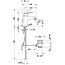 Duravit No.1 Bateria bidetowa chrom N12400001010 - zdjęcie 3