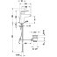 Duravit No.1 Bateria umywalkowa z korkiem chrom N11010001010 - zdjęcie 2