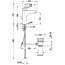 Duravit No.1 Bateria umywalkowa MinusFlow z korkiem chrom N11022001010 - zdjęcie 3