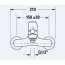 Duravit No.1 Bateria wannowa natynkowa chrom N15230000010 - zdjęcie 3