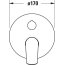 Duravit No.1 Bateria wannowo-prysznicowa podtynkowa element zewnętrzny chrom N14210012010 - zdjęcie 2