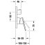 Duravit No.1 Bateria wannowo-prysznicowa podtynkowa element zewnętrzny chrom N14210012010 - zdjęcie 3