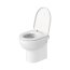 Duravit No.1 Toaleta WC stojąca Rimless bez kołnierza krótka biały Alpin 21840900002 - zdjęcie 10