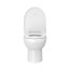 Duravit No.1 Toaleta WC stojąca Rimless bez kołnierza krótka biały Alpin 21840900002 - zdjęcie 9