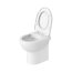 Duravit No.1 Toaleta WC stojąca Rimless bez kołnierza krótka biały Alpin 21840900002 - zdjęcie 8