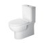 Duravit No.1 Toaleta WC stojąca Rimless bez kołnierza kompakt biały Alpin 21820900002 - zdjęcie 1