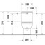 Duravit No.1 Toaleta WC stojąca Rimless bez kołnierza kompakt biały Alpin 21820900002 - zdjęcie 12